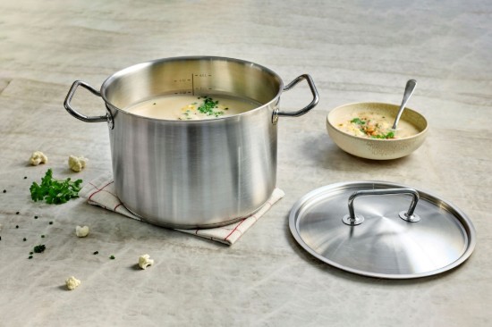 Főzőedény fedéllel, rozsdamentes acél, 24 cm/7 L, "Classic Pro 3" - Demeyere
