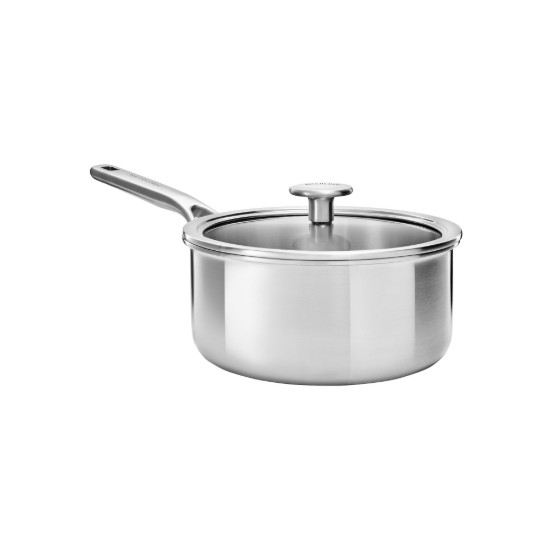 Lábas, rozsdamentes acél, 3 rétegű, 16 cm/1,5 l, "HÁRMOR RÉTEGŰ" - KitchenAid