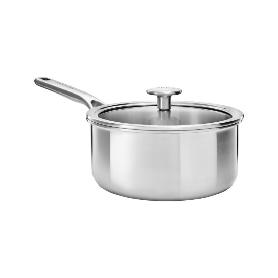 Lábas, rozsdamentes acél, 3 rétegű, 18 cm/2,1 l, "HÁRMIRÁGÚ" - KitchenAid