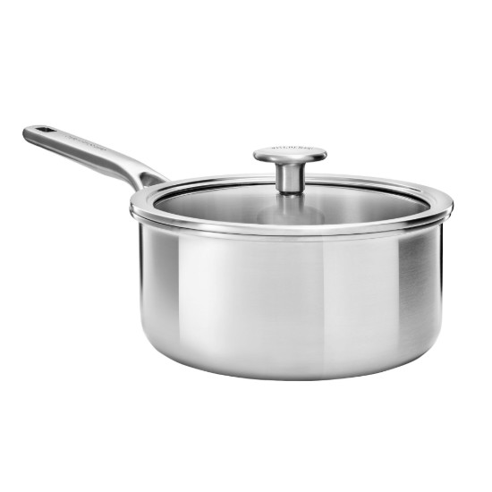 Lábas, rozsdamentes acél, 3 rétegű, 18 cm/2,1 l, "HÁRMIRÁGÚ" - KitchenAid