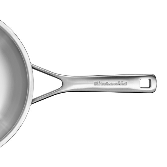Rozsdamentes acél serpenyő, 3 Ply, 28 cm, "MultiPly" - KitchenAid