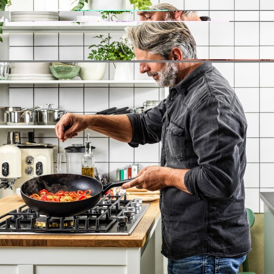 Tapadásmentes wok serpenyő, alumínium, 28 cm, "Classic" - KitchenAid