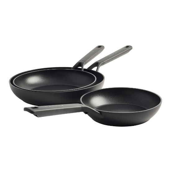 3 darabos tapadásmentes serpenyőkészlet, alumínium, 20/24/28 cm, "Classic" - KitchenAid