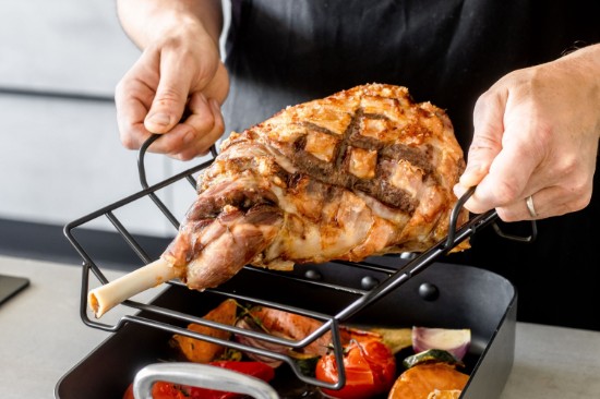 MasterClass - Steak tálca, fülekkel, 40 x 28 cm