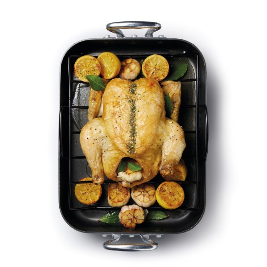 MasterClass - Steak tálca, fülekkel, 40 x 28 cm