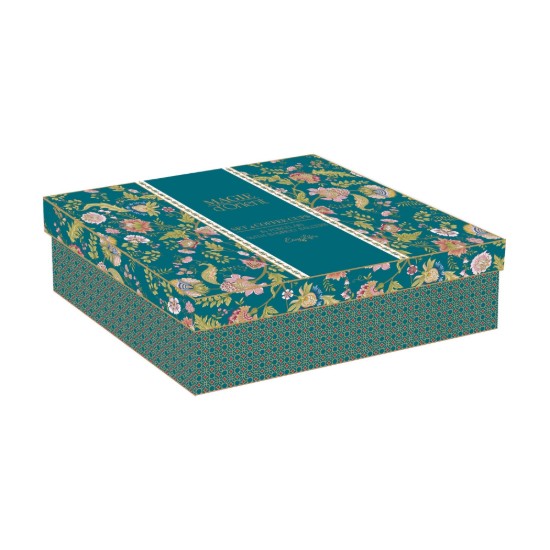 4 porcelán csésze készlet, 110 ml, bambusz csészealjakkal, "Magie D'Orient" - Easy Life