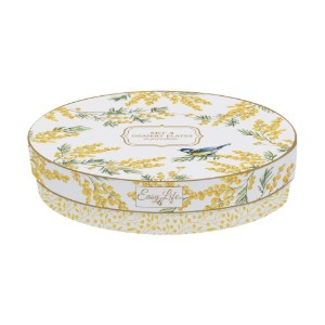4 db-os desszerttányér készlet, porcelán, 19cm, "Mimosa" - Nuova R2S