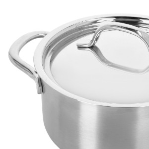 Serpenyő fedéllel, rozsdamentes acél, 16 cm/1,5 L, "Resto 3" - Demeyere