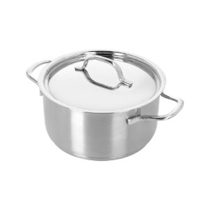 Serpenyő fedéllel, rozsdamentes acél, 20 cm/3 L, "Resto 3" - Demeyere
