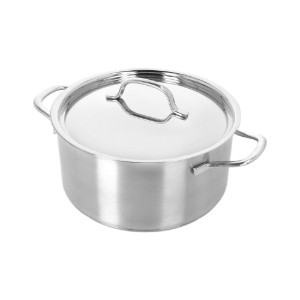 Serpenyő fedéllel, rozsdamentes acél, 22 cm/4 L, "Resto 3" - Demeyere