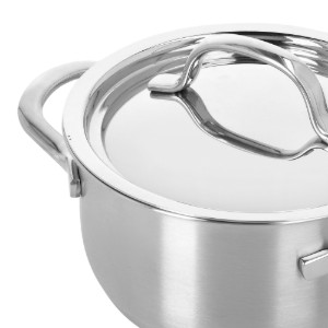 Mini serpenyő fedéllel, rozsdamentes acél, 14 cm/1 L, "Resto 3" - Demeyere
