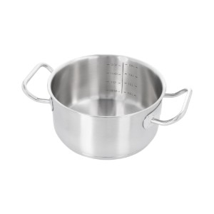 Serpenyő fedéllel, rozsdamentes acél, 18 cm/2 L, "Classic Pro 3" - Demeyere