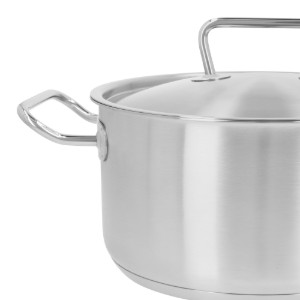Serpenyő fedéllel, rozsdamentes acél, 24 cm/6 L, "Classic Pro 3" - Demeyere