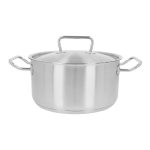 Serpenyő fedéllel, rozsdamentes acél, 24 cm/6 L, "Classic Pro 3" - Demeyere