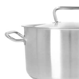Serpenyő fedéllel, rozsdamentes acél, 28 cm/8,5 L, "Classic Pro 3" - Demeyere