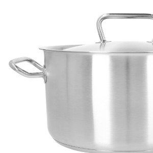 Serpenyő fedéllel, rozsdamentes acél, 32 cm/16 L, "Classic Pro 3" - Demeyere