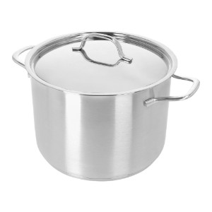 Főzőedény fedéllel, rozsdamentes acél, 24 cm/7 L, "Resto 3" - Demeyere