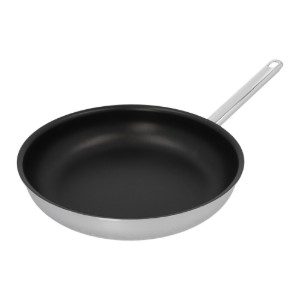 Tapadásmentes serpenyő, rozsdamentes acél, 28 cm, "ControlInduc Pro X" - Demeyere