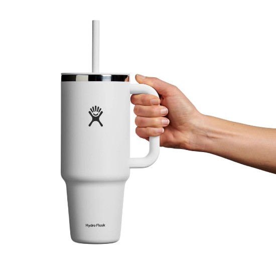 Hőszigetelt pohár, rozsdamentes acél, 1,18 L, "All Around Travel", fehér - Hydro Flask