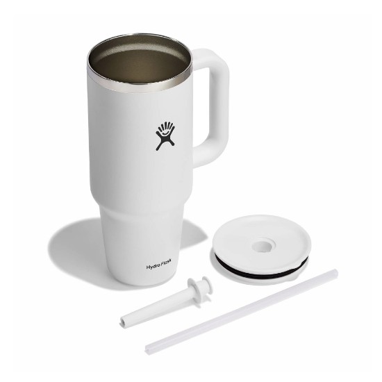 Hőszigetelt pohár, rozsdamentes acél, 1,18 L, "All Around Travel", fehér - Hydro Flask