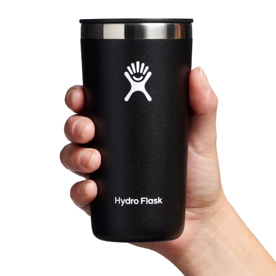 Hőszigetelő pohár, rozsdamentes acél, 355 ml, "All Around", fekete - Hydro Flask