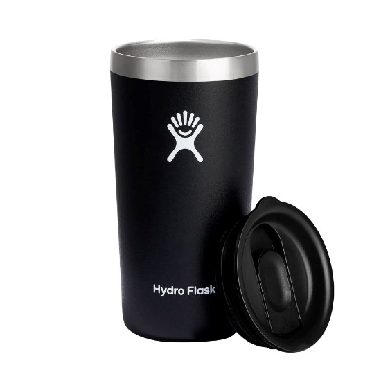 Hőszigetelő pohár, rozsdamentes acél, 355 ml, "All Around", fekete - Hydro Flask