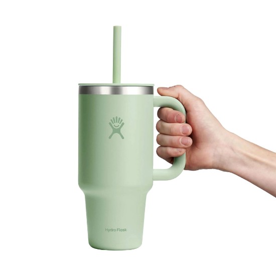 Hőszigetelt pohár, rozsdamentes acél, 950 ml, "All Around Travel", Aloe - Hydro Flask