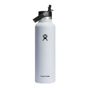 Hőszigetelt flakon, rozsdamentes acél, 620 ml, "Standard Straw", fehér - Hydro Flask