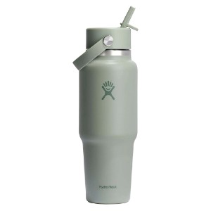 Hőszigetelt flakon, rozsdamentes acél, 950 ml, "Wide Straw", Agave - Hydro Flask
