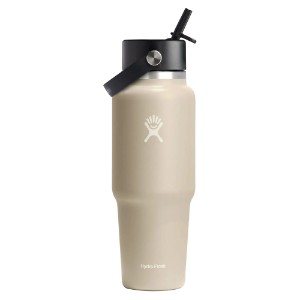 Hőszigetelt flakon, rozsdamentes acél, 950 ml, "Wide Straw", Oat - Hydro Flask