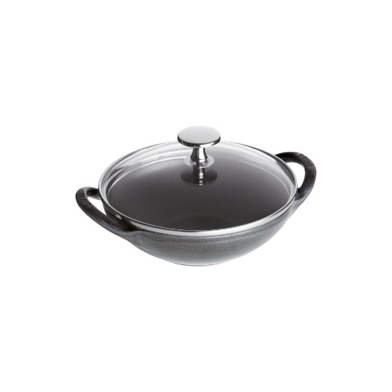 Staub mini Wok, 16 cm, Graphite Grey
