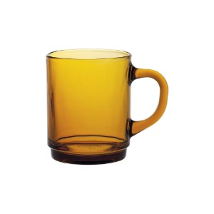 6 db-os üvegbögre készlet, 260 ml, "Versailles", borostyán - Duralex