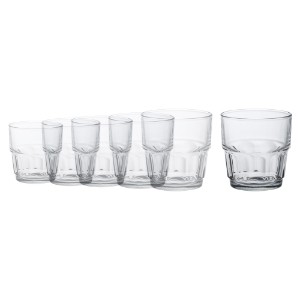 6 db-os üvegpohár készlet, 200 ml, "Lola" - Duralex