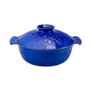 Serpenyő, öntöttvas, 26 cm / 4,35 L, "Anatólia", Majolikakék - LAVA