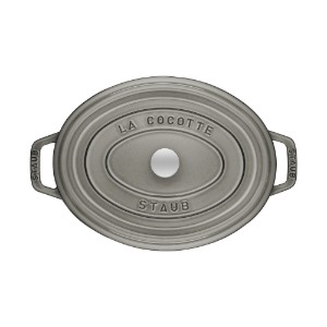 Staub ~ 29 cm / 4,2 literes, Graphite Grey ovális Cocotte edény