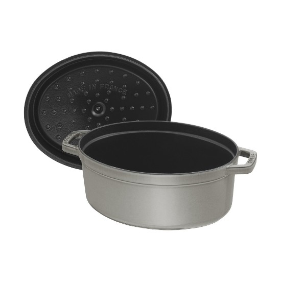 Staub ~ 29 cm / 4,2 literes, Graphite Grey ovális Cocotte edény
