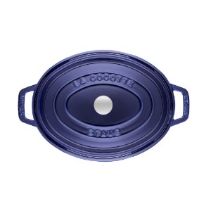 Staub ~ 29 cm / 4,2 literes, Dark Blue ovális Cocotte edény