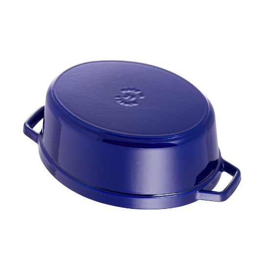 Staub ~ 29 cm / 4,2 literes, Dark Blue ovális Cocotte edény
