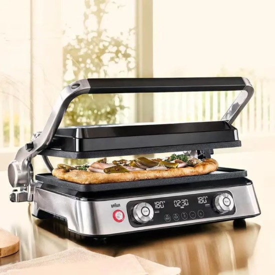 Elektromos grill, 2200 W, "MultiGrill 9 Pro" - Braun