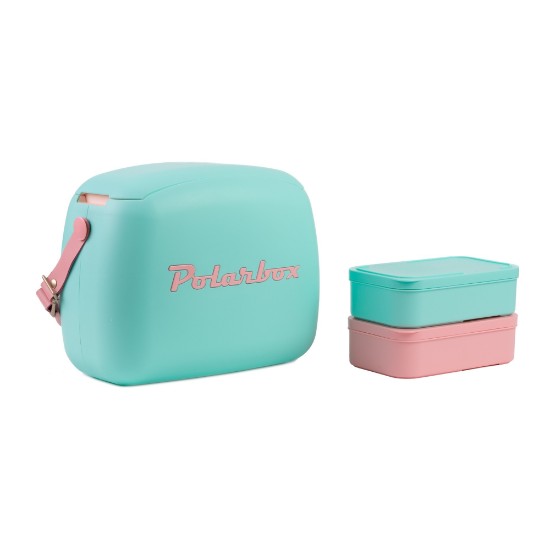 Hűtőláda, 6 L, "Pop", Ciánkék - Baby Rose - Polarbox
