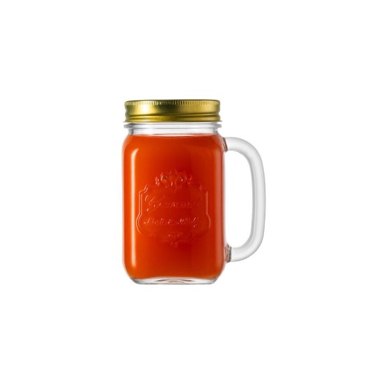 Borgonovo üveg tároló fogantyúval 488 ml 