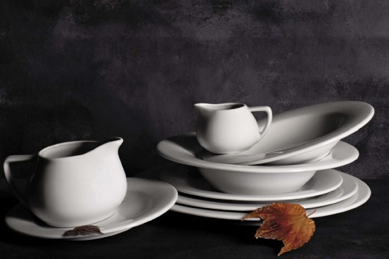 Tejtartály, porcelán, 120 ml, "Alumilite Dove" - ​​Porland