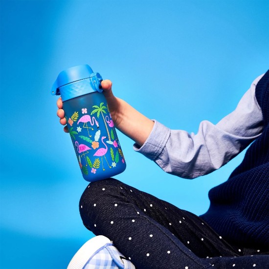 Vizespalack gyerekeknek, Recyclon™, 350 ml, Flamingos - Ion8