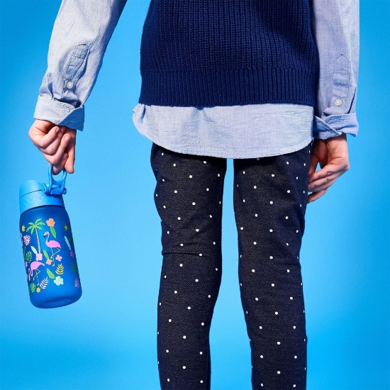 Vizespalack gyerekeknek, Recyclon™, 350 ml, Flamingos - Ion8