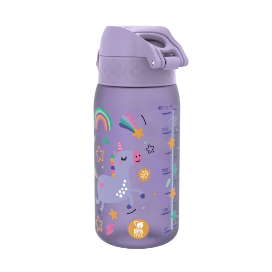 Vizespalack gyerekeknek, Recyclon™, 350 ml, Periwinkle, Unicorns - Ion8