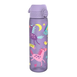 "Slim" kulacs gyerekeknek, Recyclon™, 500 ml, Periwinkle, Unicorns - Ion8