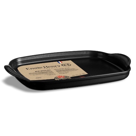 BBQ grilltál, kerámia, 42,5x27,5cm, Truffle - Emile Henry