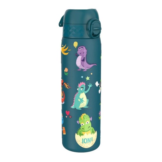 "Slim" kulacs gyerekeknek, rozsdamentes acél, 600ml, Dragons - Ion8