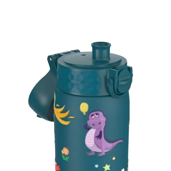 "Slim" kulacs gyerekeknek, rozsdamentes acél, 600ml, Dragons - Ion8