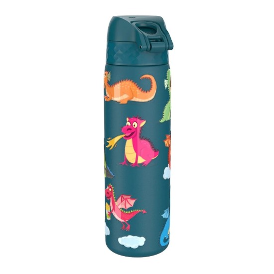 "Slim" kulacs gyerekeknek, rozsdamentes acél, 600ml, Dragons - Ion8